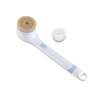 C&C 2 in 1 Nature Bristle Plastic Brush 2 Speed Electric Rotating Bath Brush