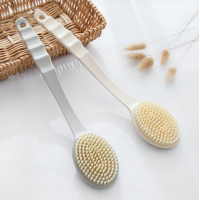 Plastic Handled Natural Long Reach Bath Brush